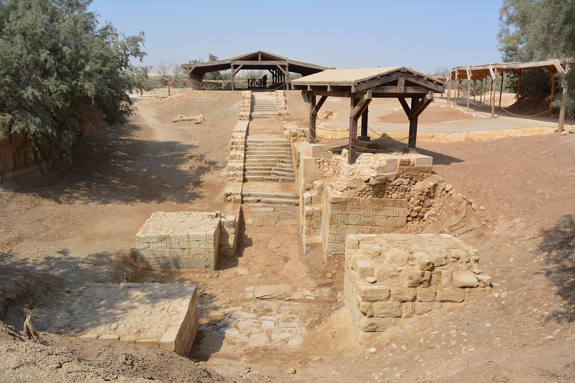 Sítio histórico do batismo em Al-Maghtas, Jordânia